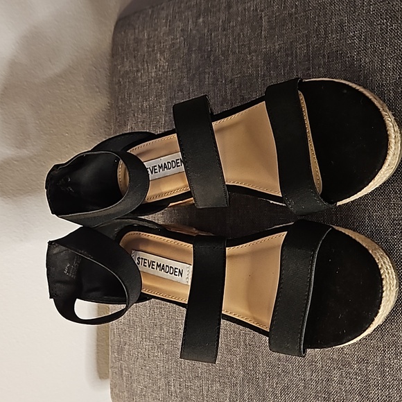 Steve Madden Comfortable Twine Wedge Heel Size 8 - Picture 3 of 8